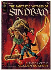 FANTASTIC VOYAGES OF SINBAD 2 GD+ 1967 COMICS BOOK