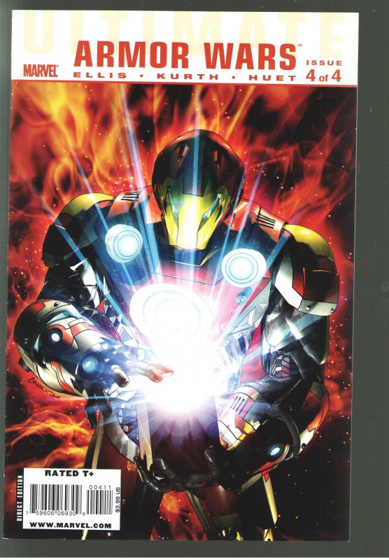 ULTIMATE ARMOR WARS 1,2,3,4 NM 9.6 2009(ELLIS/KURTH)