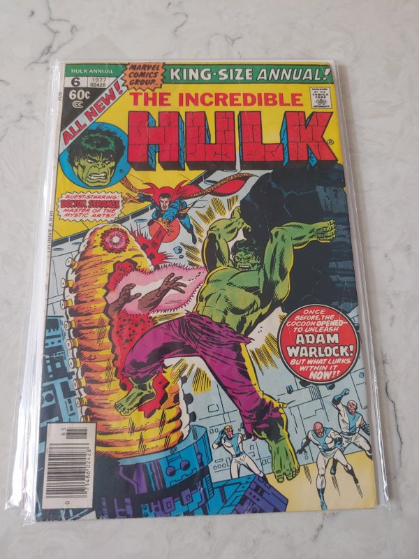 The Incredible Hulk Annual #6  (1977) MARVEL KEY! FINE