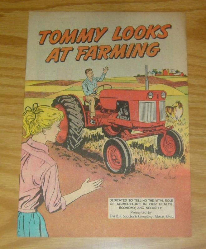 Tommy Looks At Farming #1 VF- b.f. goodrich educational comic about farms