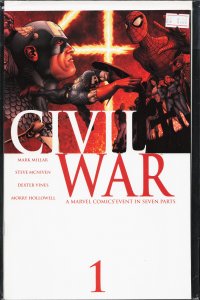 Civil War #1 (2006) Captain America