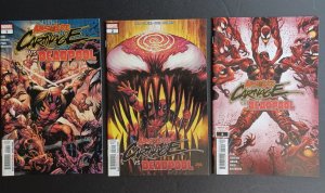 Absolute Carnage vs Deadpool #1 2 & 3 Complete Set - 2019 - NM
