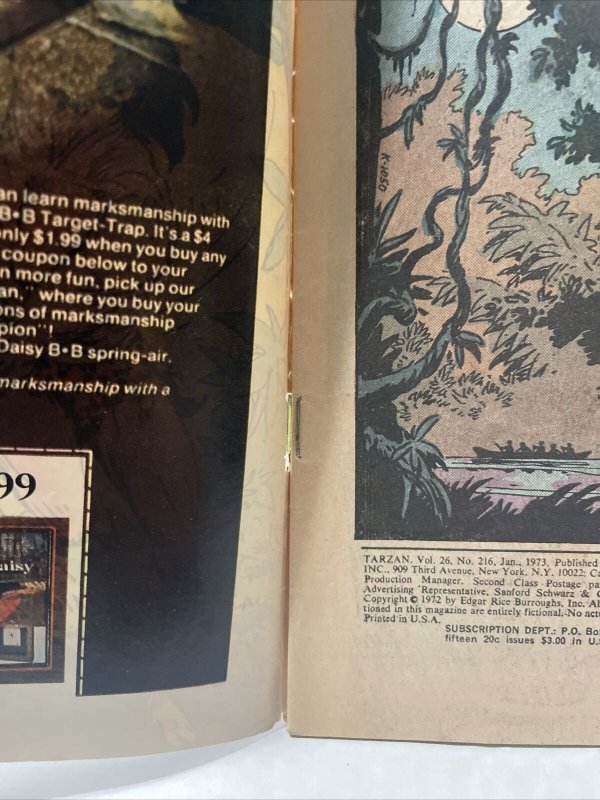 Tarzan #216 1973 DC