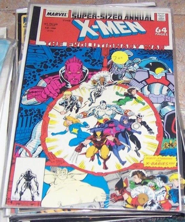 UNCANNY X-Men Annual #12 (1988, Marvel) WOLVERINE X BABIES EVOLUTIONARY WAR