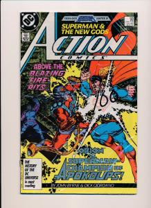 LOT of 6-DC Action Comics #585,586,587,588,589,590  SUPERMAN  FN/VF (SRU134)