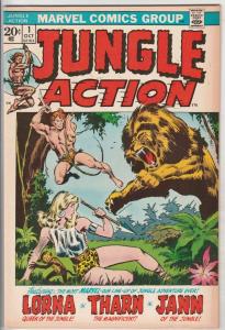 Jungle Action #1 (Oct-72) FN/VF Mid-High-Grade Tharn the Magnificent, Lorna Q...