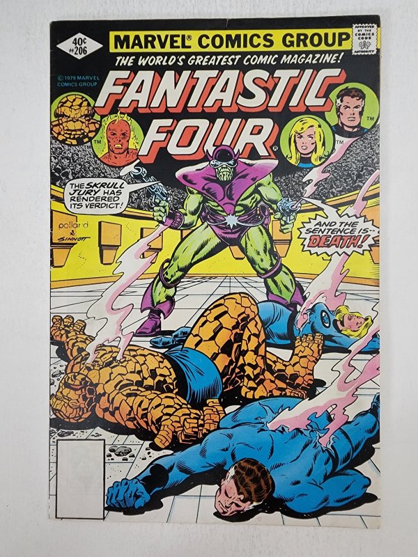 Fantastic Four #206 (1979) 1st appearance of Skrull Empress R'Kill