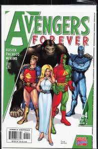 Avengers Forever #4 Quitely Cover (1999) The Avengers
