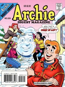 Archie Digest Magazine #205 VF ; Archie |