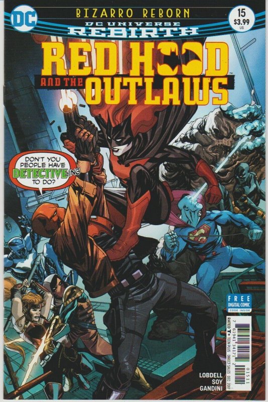 Red Hood And The Outlaws # 15 Cover A NM DC 2016 Series [N3]