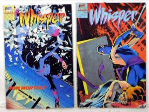 Whisper Lot of 2 #13, 17 (1988) First Comics 1st Print Comic Books