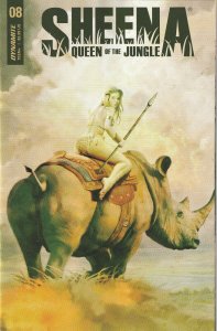 Sheena Queen Of The Jungle # 8 Cover B NM Dynamite [J6]