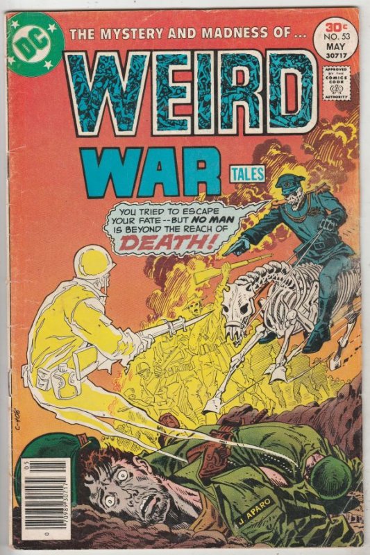 Weird War Tales #53 (May-77) VG/FN Mid-Grade 