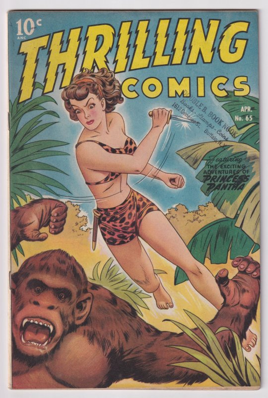 Thrilling Comics #65 (1948) Alex Schomburg cover