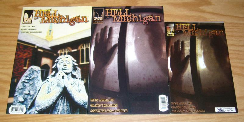 Hell, Michigan #1-2 VF/NM complete series + numbered ashcan (limited to 1,000)