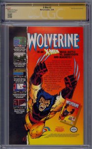 X-Men #2 1991 Marvel Comics CGC 9.8 SS Signed Jim Lee White Pages 011