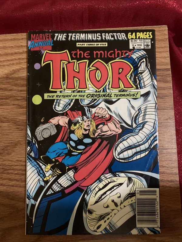 The Mighty Thor Annual 15   Newsstand Edition 