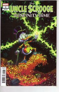 UNCLE SCROOGE INFINITY DIME #1 SKOTTIE YOUNG VAR