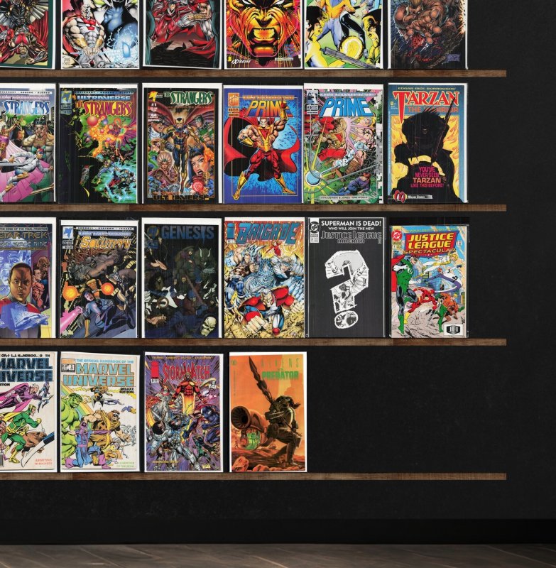 Huge Lot 150+ Comics with Martian Manhunter, The Strangers, Wrath & More!