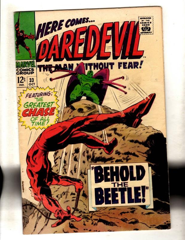 Daredevil # 33 FN Marvel Comic Book Spider-Man Defenders Avengers Hulk Thor FM4