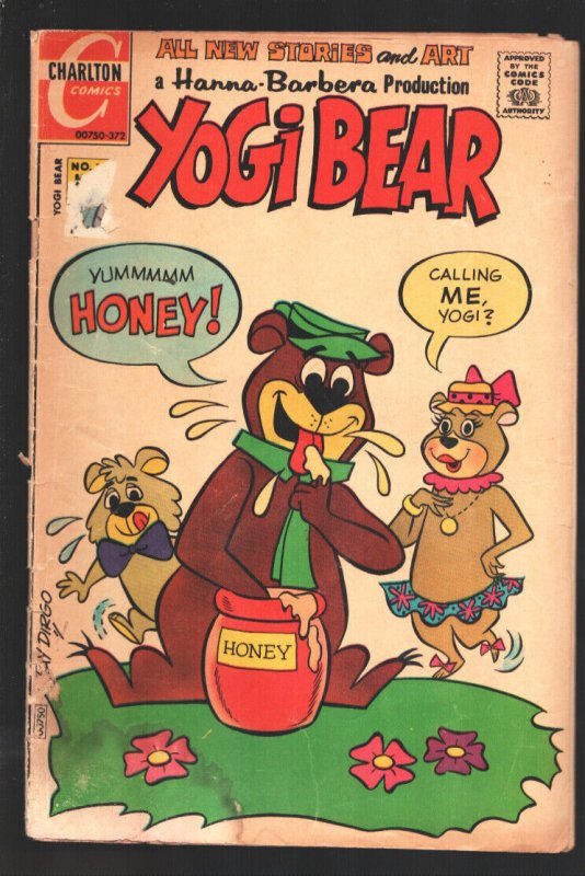 Yogi Bear #3 1971-Charlton-Hanna- Barbera TV cartoon-FR/G