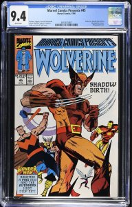 Marvel Comics Presents #45 (1990) Graded CGC 9.4