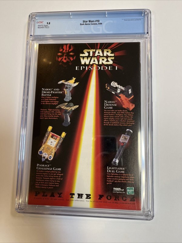 Star Wars (1999) # 10 (CGC 9.8) 1st App A’sharad Hett (Darth Krayt)