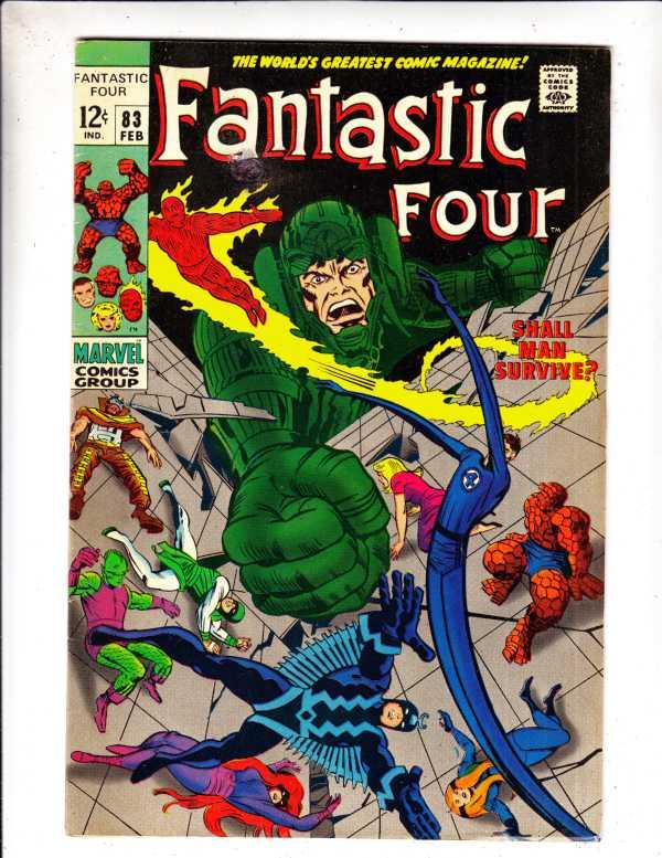 Fantastic Four #83 (Feb-69) FN/VF+ High-Grade Fantastic Four, Mr. Fantastic (...