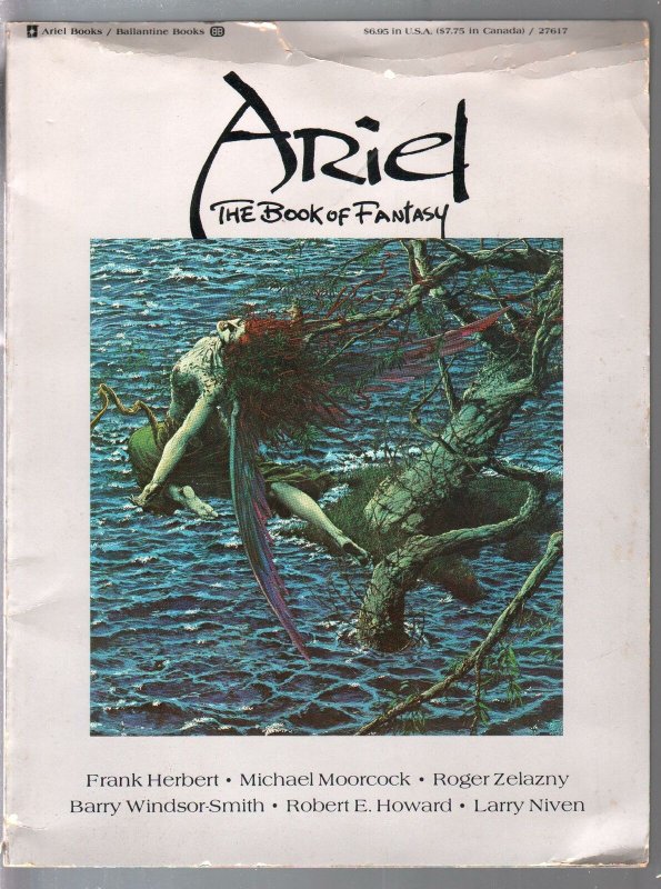 Ariel - The Book Of Fantasy #3 1978-faulous pulp & comic art-Zelazny-Ellison-G