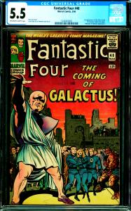 Fantastic Four #48 CGC Graded 5.5 1st Silver Surfer & Galactus