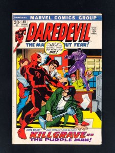 Daredevil #88 (1972) VG+ Origin of Black Widow