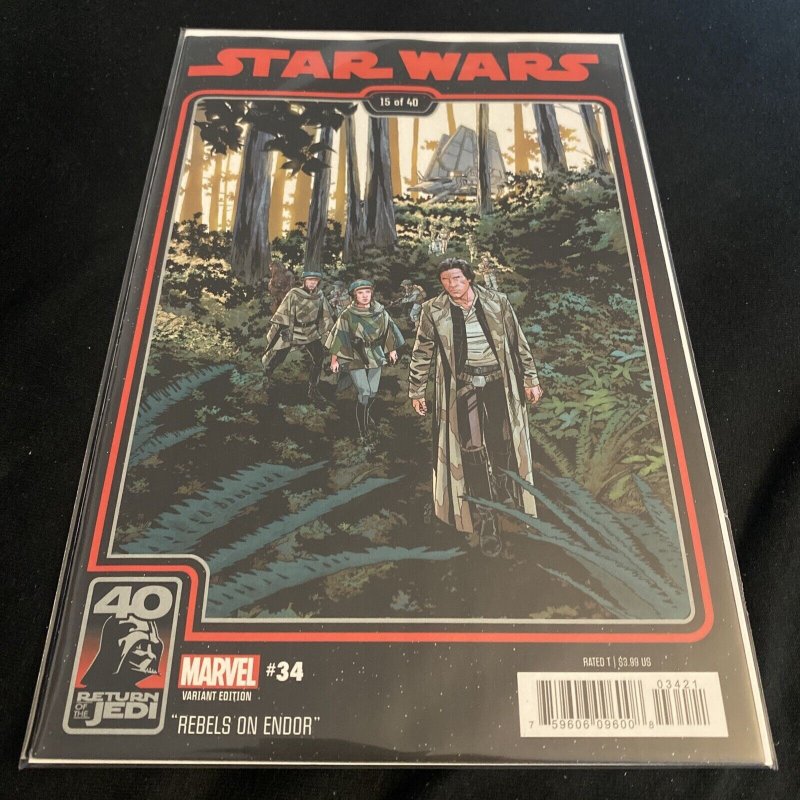 Star Wars 34 Return Of The Jedi 40th Anniversary Variant Chris Sprouse Comic Books Modern