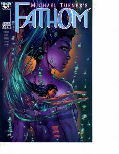 Lot Of 2 Fathom Michael Turner's Image Comic Books #2 6 Thor  DC1