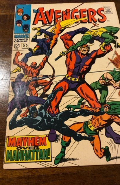 The Avengers #55 (1968)1st app of Ultron Key