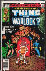Marvel Two-in-One #63 (1980) Warlock