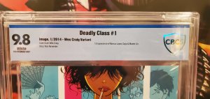 Deadly Class 1 (VARIANT) CBCS 9.8 Image Comics TV show SyFy