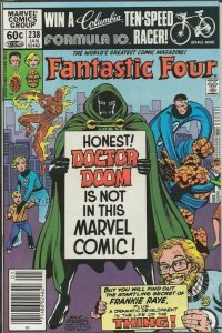 Fantastic Four #238 ORIGINAL Vintage 1982 Marvel Comics Doctor Doom