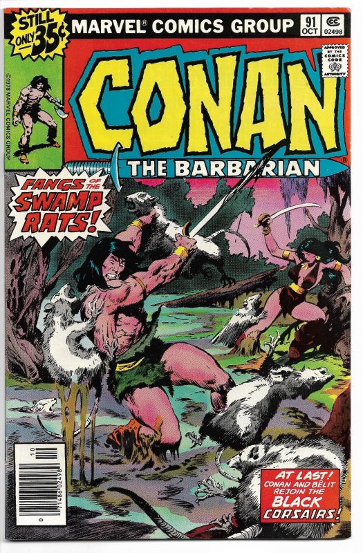 Conan the Barbarian #91 (1978) FN