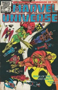 Official Handbook of Marvel Universe #14 ORIGINAL Vintage 1986 Marvel Comics