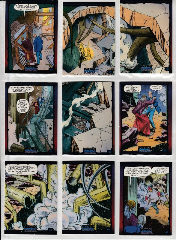 Dark Dominion # 0 Trading Cards  Rare Steve Ditko painted art ! 45  Cards !