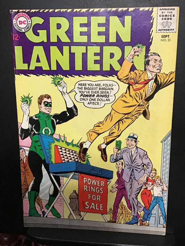 Green Lantern #31 (1964) high-grades Green lantern Sreet. vendor! VF/NM Wow!