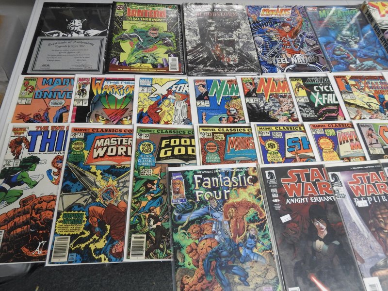 Huge lot of comics! Spider-Man, Conan, Wolverine, 2x Signed Green Lantern