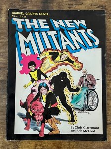 Marvel Graphic Novel #4 (1982). VG/FN. 1st app & origin The New Mutants.