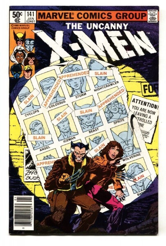 X-MEN #141-DAYS OF FUTURES PAST-1981-MARVEL-VF+