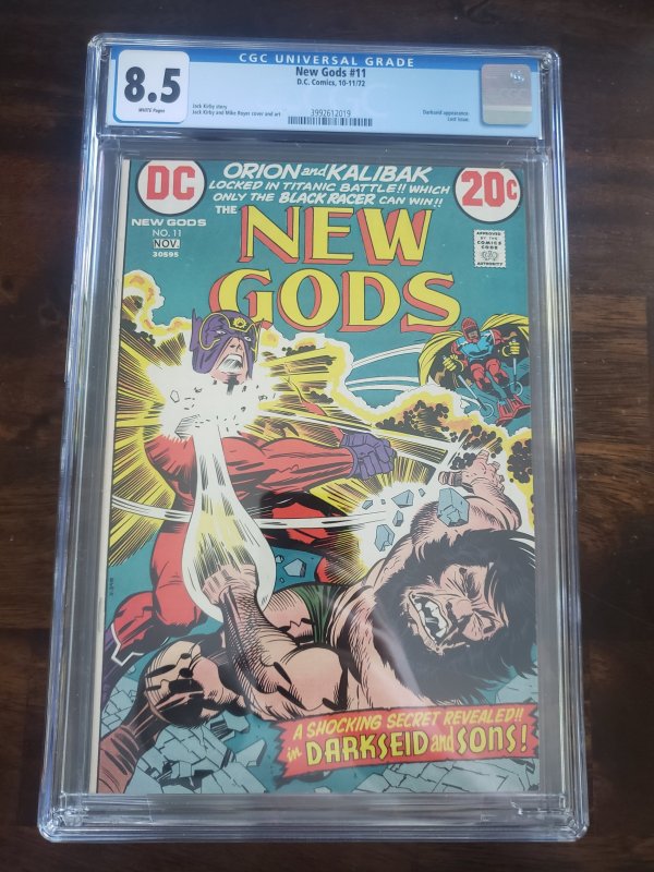 The New Gods complete run 1 through 11 All CGC graded see description for detail