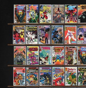 Huge Lot 150+ Comics with Fantastic Four, Ghost Rider, Speed Racer & More!