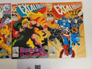 3 Excalibur Marvel Comic Books #59 60 62 110 TJ9