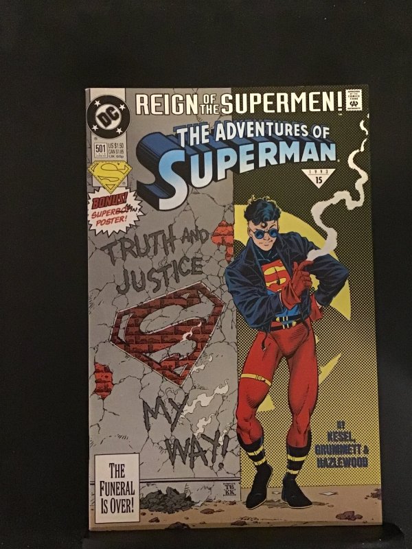 Adventures of Superman #501 Standard Edition - Direct (1993)