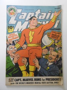 Captain Marvel Adventures #41 (1944) FR Condition Coupon Cut