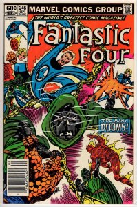 Fantastic Four #246 Newsstand Edition (1982) 9.2 VF/NM